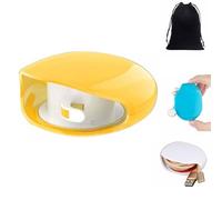 Automatic Retractable Cord Organizer, Horizontal Cable Reel for USB, Headphones & Charging Cables, Tangle-Free Cord Management for Home, Office & Travel (Yellow)