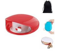 Automatic Retractable Cord Organizer, Horizontal Cable Reel for USB, Headphones & Charging Cables, Tangle-Free Cord Management for Home, Office & Travel (RED)