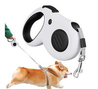 Automatic Retractable Dog, Ergonomic Handle Strap, 16-Foot Walking Strap with Comfort Grip Handles Ideal for Small to Large Breeds, Traveling, Parks and Daily Strolls, Black