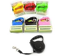 Automatic Retractable Dog Lead One-Touch Brake & Lock Control, Tangle-Free Adjustable Leash for Small, Medium & Large Breed Dogs-Assorted Colour