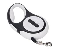 Automatic Retractable Dog Leash Sturdy Material Led Flashlight One Handed Quick Lock Braking System Stylish Appearance Multifunctional Use With Slip Handle Design For Small To