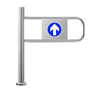 Automatic Retractable Gate for Enhanced Safety Pedestrian Door with Durable Metal Construction Ideal for Secure Entrances and Traffic Control