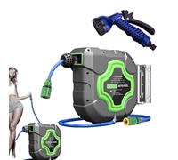 Automatic Retractable Hose Reel - Flower Watering Hose, Retractable Garden Hose Telescopic Reel | Wall Mounted Automatic Hose Reel, Lock Any L
