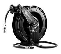 Automatic Retractable Pressure Washer Hose Reel, Heavy Duty Steel Construction, Double Arm Design for Easy Storage and Use