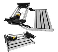 Automatic Retractable Steps for RVs Aluminum Electric Folding Step with LED Lights Single Layer Design & Portable Camper Accessory