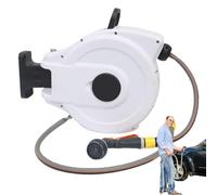 Automatic Retractable Water Hose Roll - Automatic Rewind Robection | Heavy Duty Water Hose Ruble | Garden Hose Reel | Retractable Garden Hose | Return System