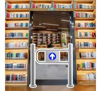 Automatic Revolving Gate for Supermarkets & Libraries Secure One Way Turnstile Access Control System for Commercial Main Entrances Enhanced Safety & Flow Management