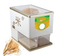 Automatic Rice Bran Separator, 320ML Electric Rice Milling Machine with 8-Level Adjustable Milling, 250-500g/Min Yield, Easy to Operate, Electric Hulling Machine for All Rices Varieties 220v