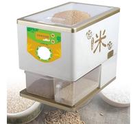 Automatic Rice Huller, Household Rice Mill, Adjustable Milling, Removable Bran Box, Fresh Rice Every Day, Mill as You Eat