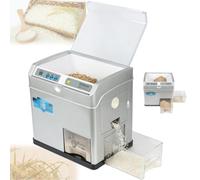 Automatic Rice Industrial Paddy Huller Sheller, Professional Grain Mills, Rices Milling Peeling Capability, Grains Peel Shellers with Bran Separator, 60 kg/h Capacity, Durable