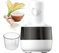 Automatic Rice Milling Machine - 320ml Electric Hulling Machine, 200W, 7 Gears for Precise Milling, Fast Rice Bran Separator for Home Use