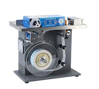 Automatic Right Angle Labeling Machine, Semi Electric Dispenser, Adjustable Labeling Speed, Stainless Steel Shell for Cosmetic and Electronic Packaging