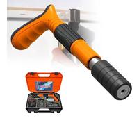 Automatic Rivet Tool Set - 1 Set of Accessories, Decorative Rivet Gun (7mm Diameter Nail), Cordless Rivet Gun for Home Decoration