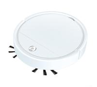 Automatic Robot Vacuum Cleaner 3-in-1 Smart Wireless Sweeping, Mopping & Dry Vacuuming - Ultra-Thin 7.5cm Design for Under-Furniture Cleaning, App & Voice Control, for Hard Floors and Carpets(White)