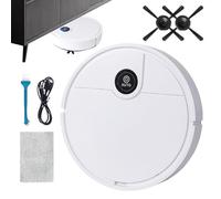 Automatic Robot Vacuum Cleaner | Intelligent and Powerful Automatic Suction, Robot for Cleaning Floors and Domestic Environments | for Home Office Floors, Apartment, Living Room, Kitchen Room