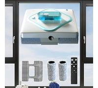 Automatic Robot Window Cleaner with Dual Water Tank, 3-Way Spray, APP and Remote Control for Effortless Cleaning
