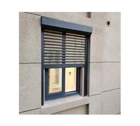 Automatic Roll Up Door, Aluminum Alloy Security Roller Blinds Perforated Curtain, Outdoor Shade Exterior For Window For Warehouses Barns