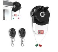 Automatic Roll Up Door Opener Kit, Commercial Roll Up Garage Door Opener with 2 Remotes, Built-in Motor for Secure and Convenient Access to Garage, Warehouse, Store, Barn, and Farm