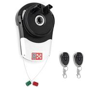 Automatic Roll Up Door Opener with 2 Remote, 800N Gate Opener Motor, Led Light, Auto Roller Door Opener for Store Garage Warehouse Farm Barn - Electronic Shutter Opener