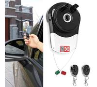 Automatic Roll Up Garage Door Opener Kit with 2 Remotes, Built-in Motor for Secure and Convenient Access to Garage, Warehouse, Store, Barn, and Farm