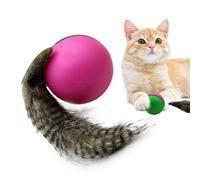 Automatic Rolling Ball For Cats - Interactive Cat Toy Ball | Smart Pet Toy With Automatic Wheels | Otter Kitten Ball | Battery Powered Toy For Making Shaft