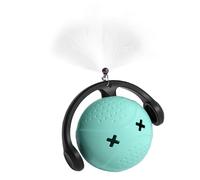 Automatic Rolling Ball for Dogs - Interactive Electric Pet Toy with Lights | Water-Resistant Bouncing Ball for Active Play | Headphone Shape Busy Ball to Keep Pets Engaged | Self-Rolling Dog Toy