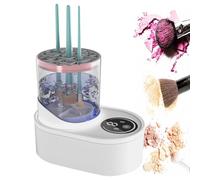 Automatic Rotating Brush Cleaner | Electric Makeup Brush Cleaner Machine | Cosmetic Brush Cleaner Tool, Multifunctional Cleaning Tool for