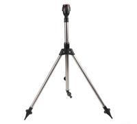 Automatic Rotating Garden Sprinkler System, 360 Degree Coverage Circle Watering Control, With Adjustable Height Tripod Stand For Lawn Irrigation Plant Care Water Nozzle Full