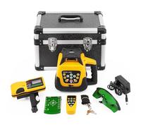 Automatic Rotating Self-Leveling Laser Level Tool for Construction Layout with Adjustable Brightness and 360-Degree Coverage