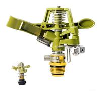 Automatic Rotating Zinc Alloy Lawn Sprinkler 11.5x1.6x9.6cm Adjustable