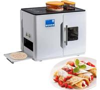 Automatic Roti Maker Machine - Electric Chapati, Tortilla, Pancake Maker with Thickness Adjustment, One Key to Make 20 Pieces Per Batch for Home Use