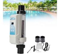 Automatic Salt Chlorinator System for Swimming Pools & Spas, Self-Cleaning 20g/h Electrolytic Chlorine Generator with Smart Adjustment