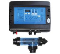 Automatic Saltwater Chlorinator for Pools, 15/20/30/50 g/h Generator for Salt Water Swimming Pools up to 100m³, Efficient Chlorine Production