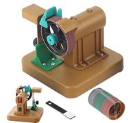 Automatic Scissor Sharpener, Barber Shop Specialised Tool, Equipped with Grinding Belt, Operating at 9600 Revolutions per Minute, Suitable for Barbers to Sharpen Flat-Edged/Serrated Scissors.