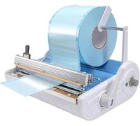 Automatic Sealing Machine Adjustable Temperature, 110V Impulse Sealer for Medical, Dental, Laboratory Plastic Pouch Packaging