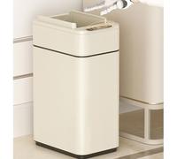 Automatic Sealing Touchless Trash Can with Motion Sensor for Kitchen and Bathroom, Hands-Free Operation, Easy to Clean