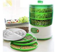 Automatic Seed Germination Machine - Multi-Function Watering Incubator for Home Kitchen, 3-Layer Bean Sprouts & Sprout Seeds Growing System