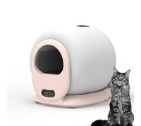 Automatic Self-Cleaning Cat Litter Box with App, Odor Control and Health Monitoring Features