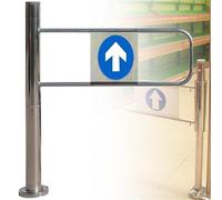 Automatic Self-Closing Safety Barrier for Supermarkets, 50-100 cm, One-Way Door for Hallways & Entrances, Ideal for Libraries & Shopping Malls, Large Size (20 x 100 cm)