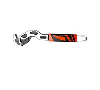 Automatic Self Locking Pipe Wrench Heavy Duty Forged Steel Adjustable Spanner With Double Threaded Jaws For Plumbing And Mechanical Repair Work 8 Inch(12inch)