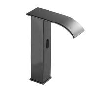 Automatic Sensor Bathroom Faucet - Touchless Gold Mixer Tap - Modern Waterfall Design - Durable Brass - Eco-Friendly Touch-Free Basin Fixture for Luxury Bathrooms LWX