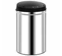 Automatic Sensor Dustbin 30L Stainless Steel Kitchen Waste Dust Bin vidaXL