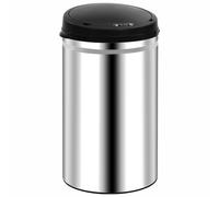 Automatic Sensor Dustbin 40L Stainless Steel Kitchen Waste Dust Bin vidaXL