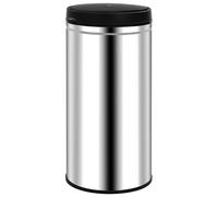 vidaXL Automatic Sensor Dustbin 70 L Stainless Steel UK NEW