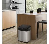 Automatic Sensor Dustbin Stainless Steel Rubbish Waste Bin Trash 20L