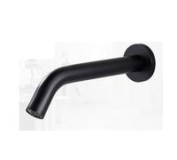 Automatic Sensor Faucet, DC Battery Powered, Black Yellow Options, 18cm 21cm 24.5cm Length Touchless Water Tap, Wall Mounted Faucet for Kitchen Bathroom, High Efficiency Water Saving, Easy Installatio