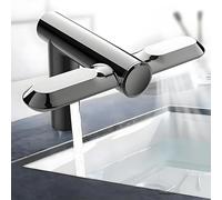 Automatic Sensor Faucet with High-Speed Hand Dryer, Touch-Free for Public Restrooms and Commercial Bathrooms