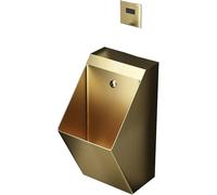 Automatic Sensor Toilet Flusher, Stainless Steel Wall Mounted Urinal for Men, Touchless Flush System, Hygienic Design