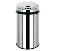 Automatic Sensor Trash Can, 9L Stainless Steel Touchless Garbage Bin, Battery & AC Powered, Red, Hands-Free, 6L/12L Options, Ideal for Home & Office
