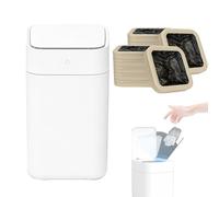 Automatic Sensor Trash Can, Motion Activated Touchless Garbage Bin, Self Sealing & Changing, 0.3s Response Time for Kitchen, Bathroom, Office